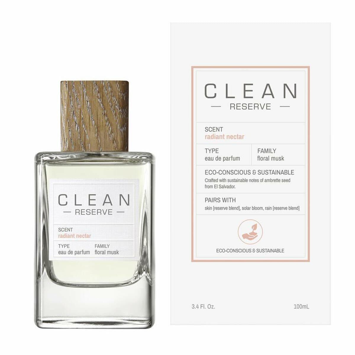 Unisex Perfume Clean RESERVE RADIANT NECTAR EDP 50 ml