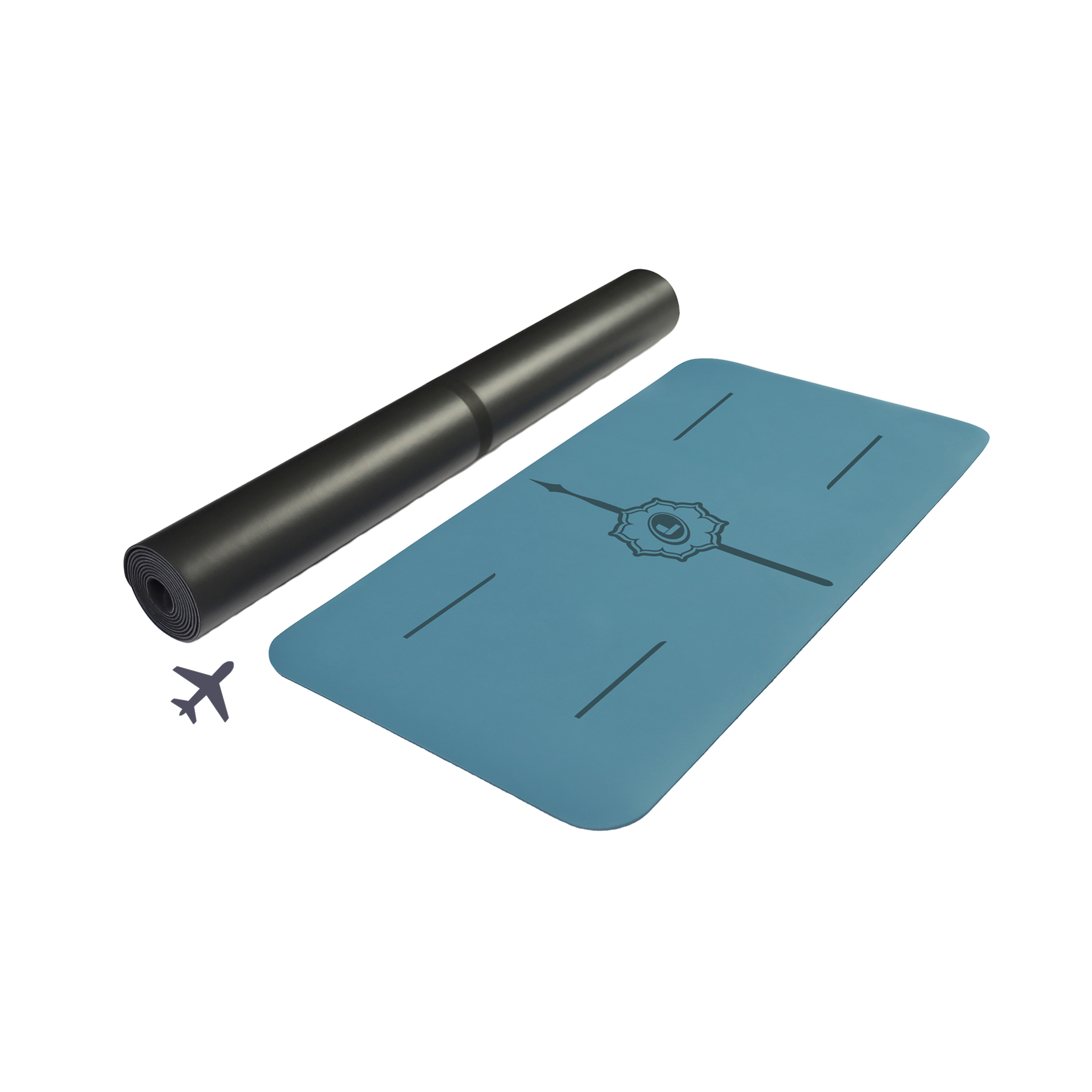 Liforme Classic Travel Yoga Mat and Yoga Pad Bundle