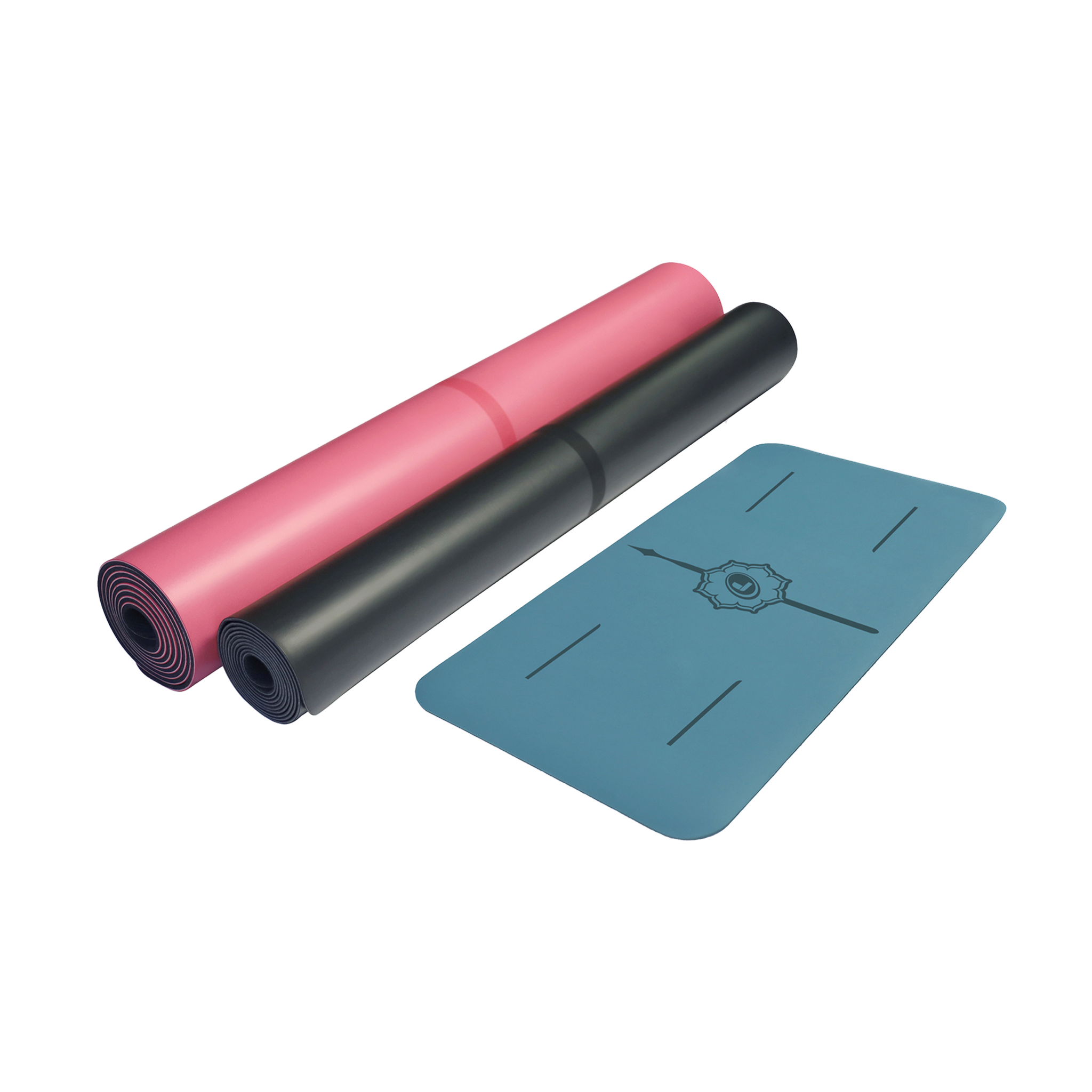 Liforme Classic Yoga Mat, Travel & Pad Bundle