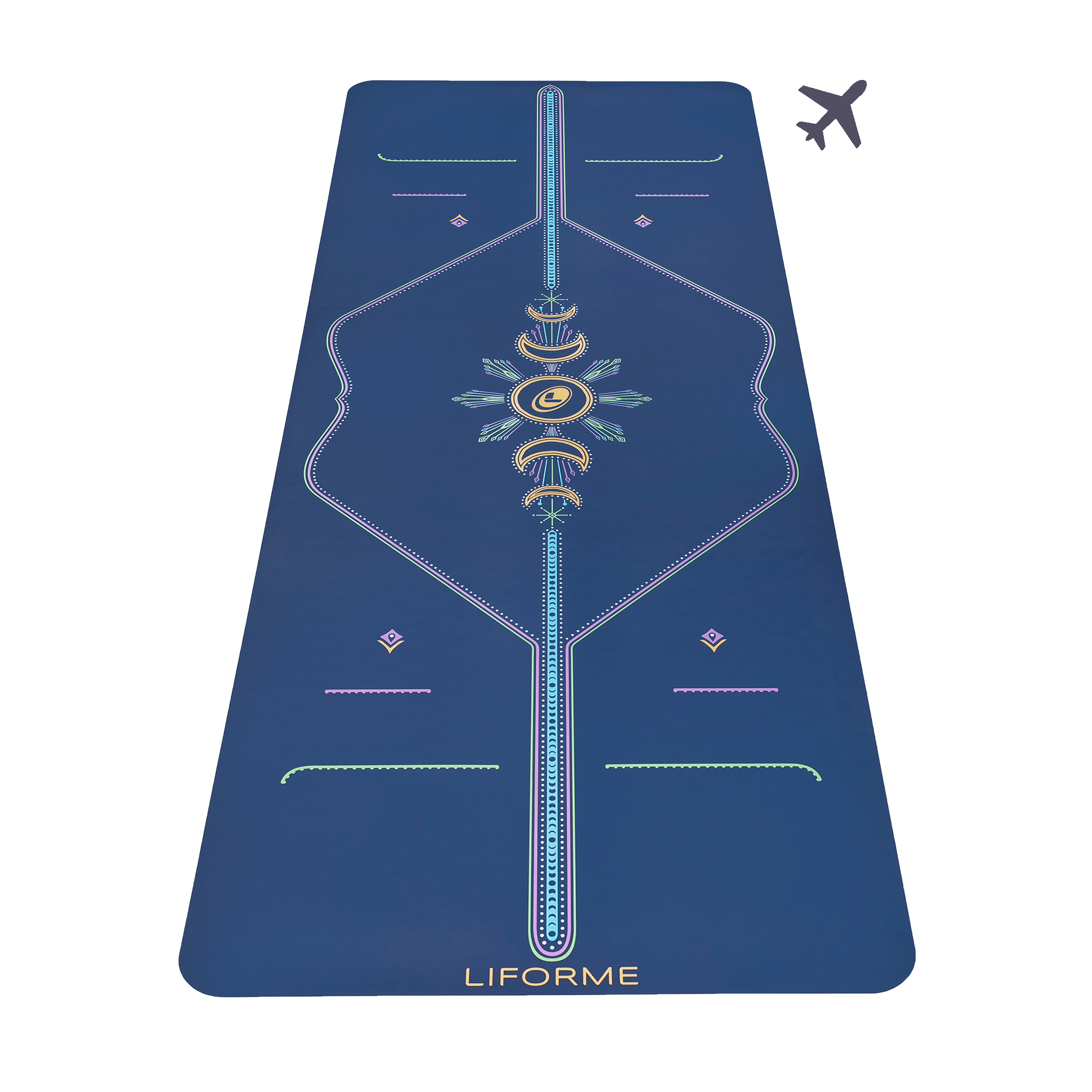 Liforme Cosmic Moon Travel Yoga Mat
