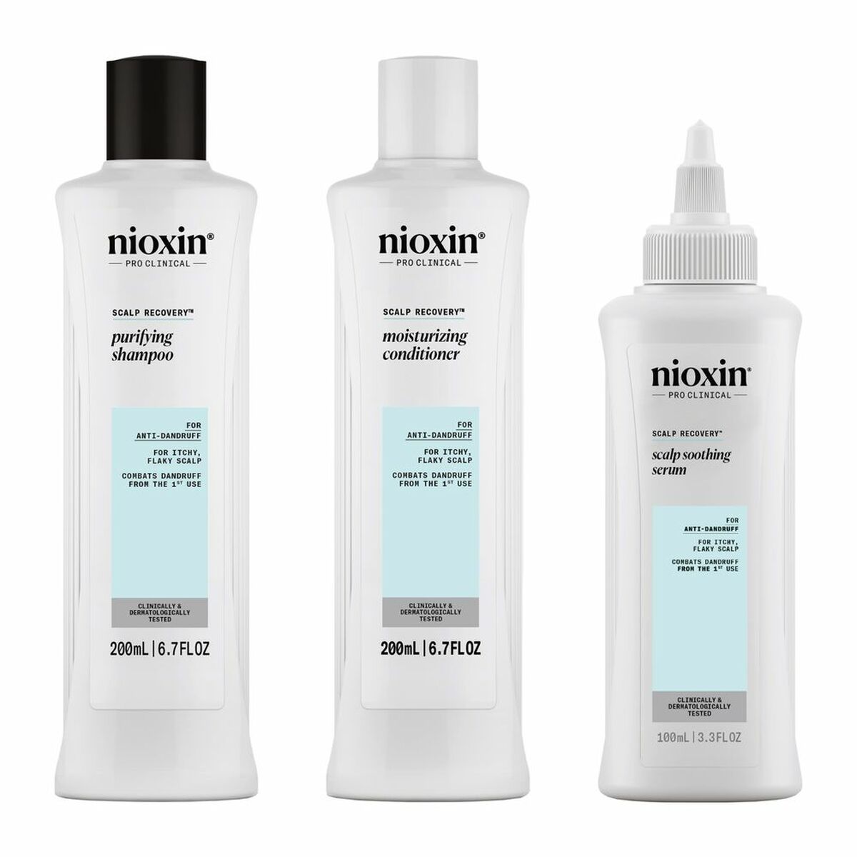 Hair Dressing Set Nioxin SCALP RECOVERY (3 Units)