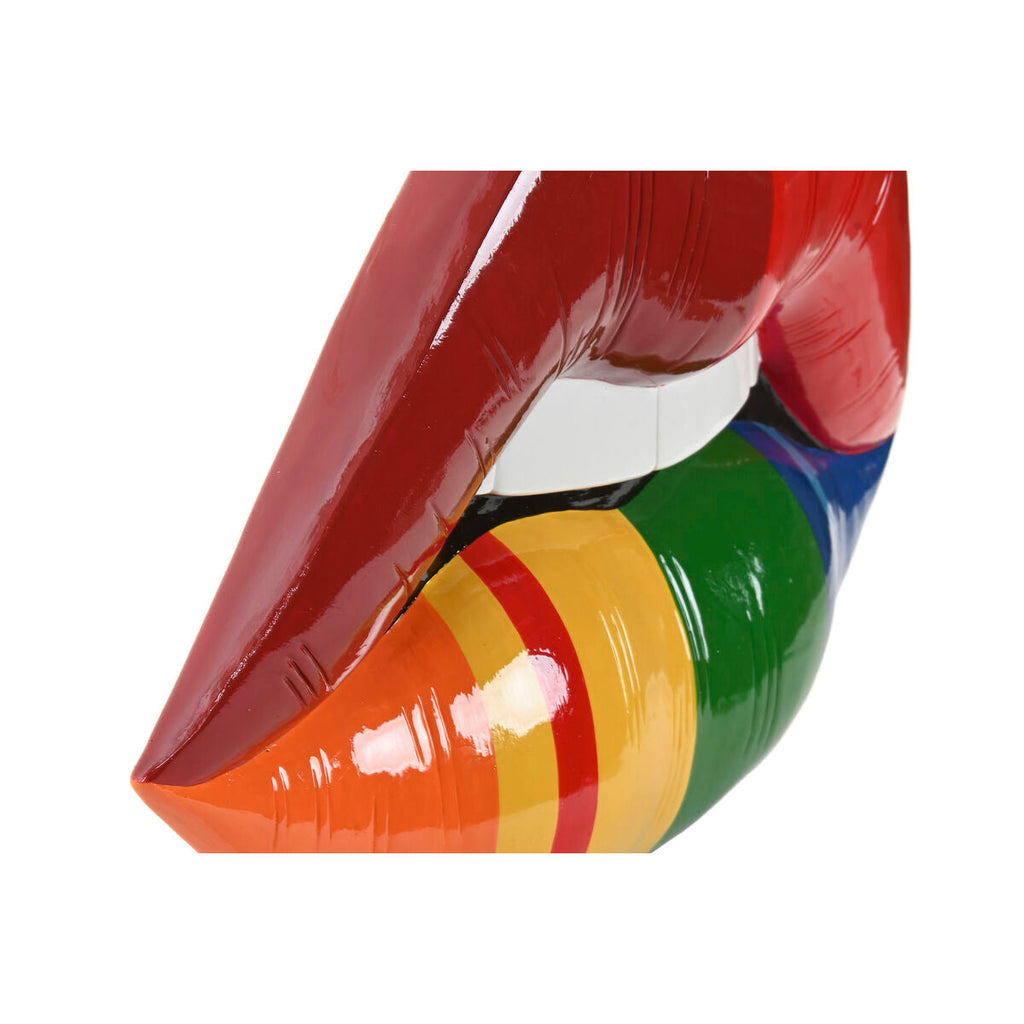 Wall Decoration Home ESPRIT Multicolour Lips Urban 49,5 X 6,5 X 31,5 CM