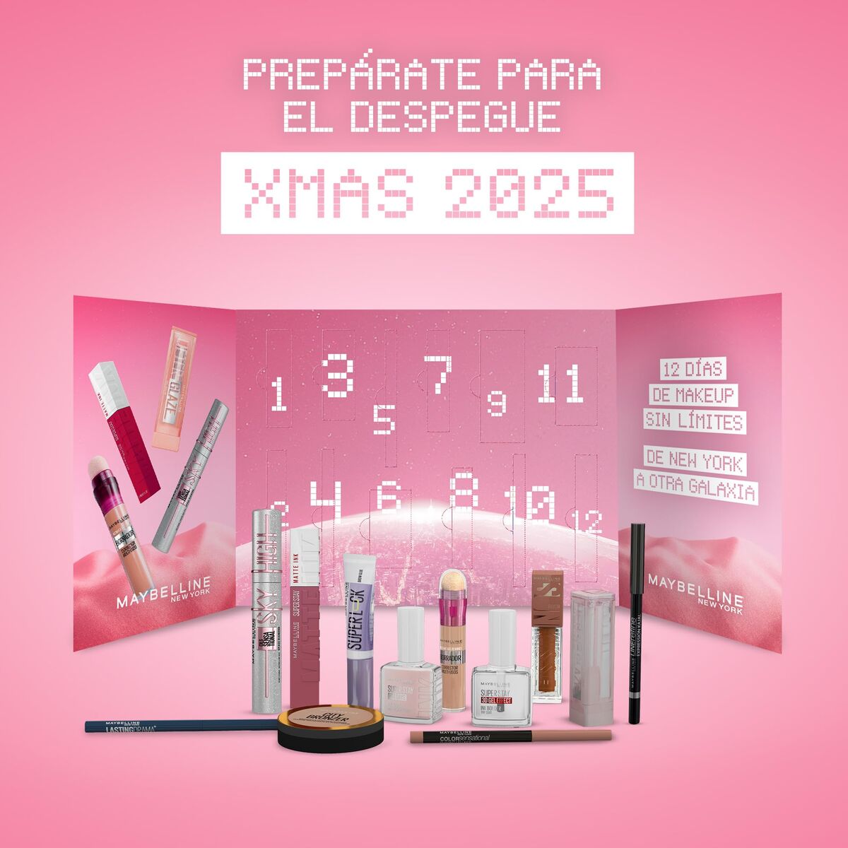 Nail polish Maybelline CALENDARIO DE ADVIENTO 12 Pieces