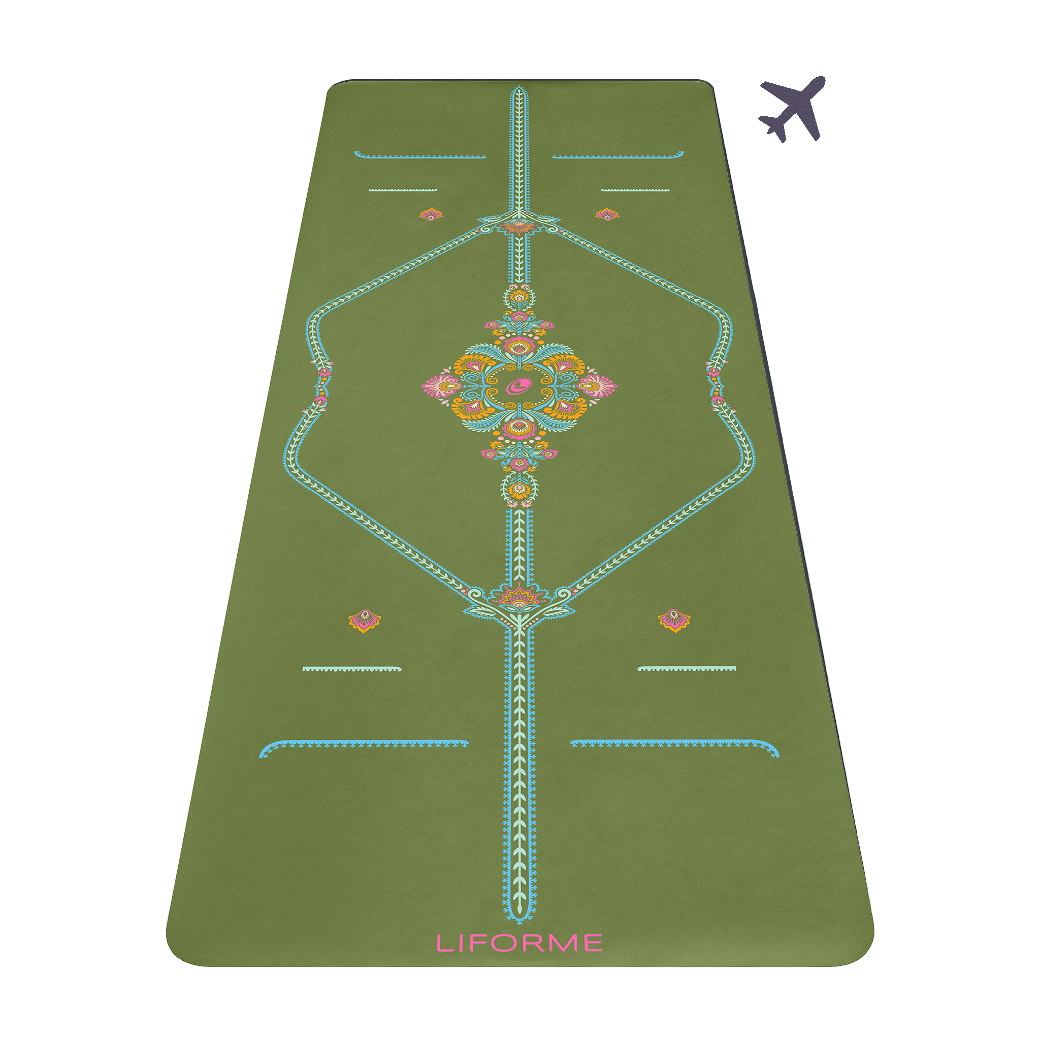Liforme Mindful Garden Travel Yoga Mat