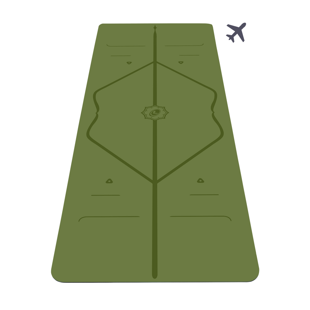 Liforme Classic Yoga Mat & Travel Mat Bundle