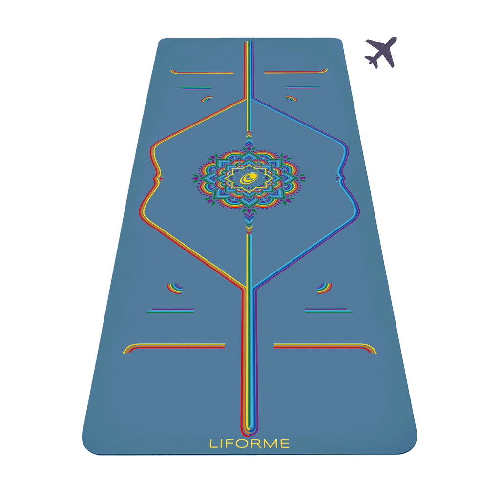 Liforme Rainbow Travel Yoga Mat